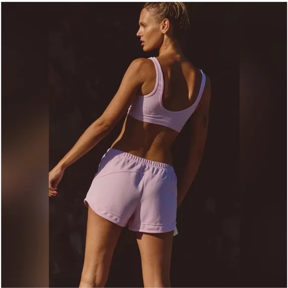 NWT FP Movement Fly Zone Shorts Sz Small Powder Pink - Picture 4 of 8